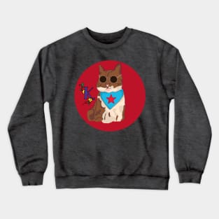 Cute cat Crewneck Sweatshirt